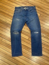 Polo Ralph Lauren Denim Jeans 34-32 Varick Slim Rlx Salvaged Casual Pants
