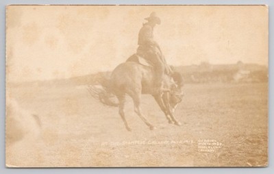 Calgary Stampede 1912 Bucking Horse Cowboy [Vintage Reprint] [Marcell] Rodeo