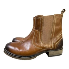 Roan Torrey Chelsea Ankle Boot Brown Leather Men size 8.5