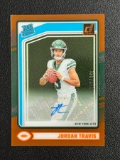 2024 Donruss Clearly Jordan Travis Orange Auto RC /249 Rookie Card