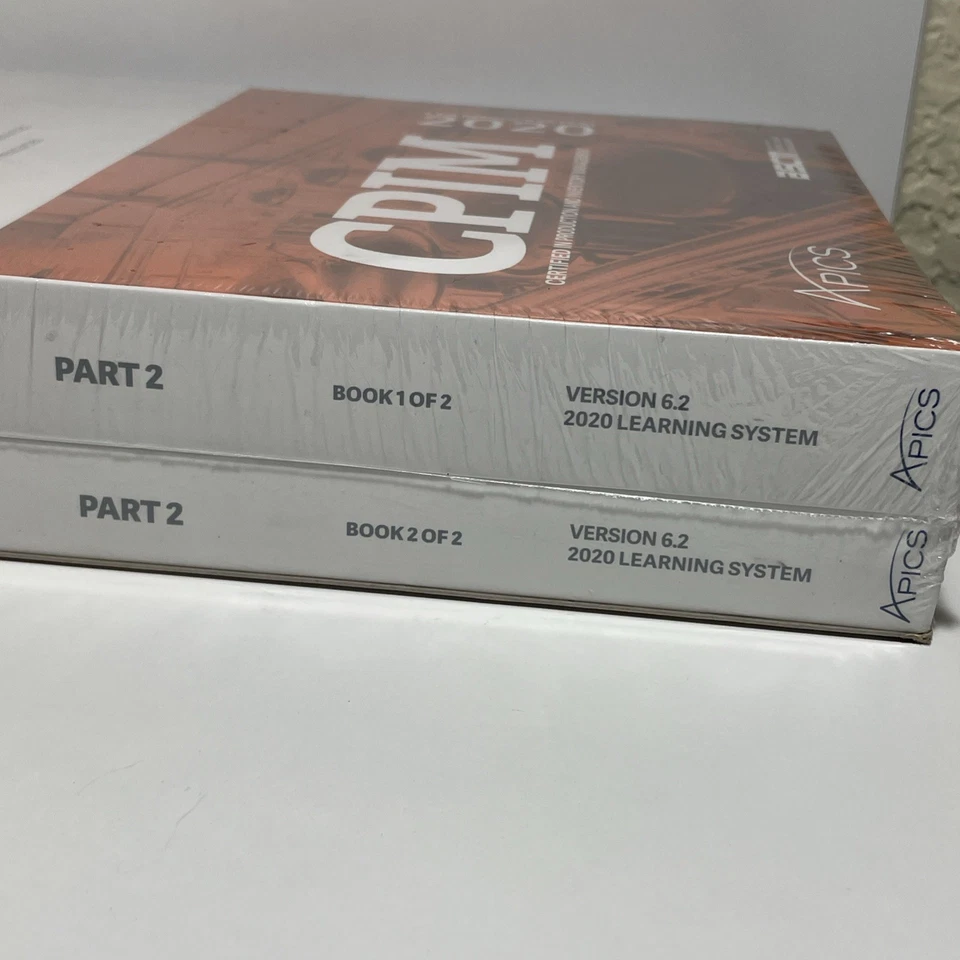 APISC CPIM 2020 Learning System PART 2 Ed. 6.2 Books 1 & 2 PB Sealed Complete - Image 4 of 4