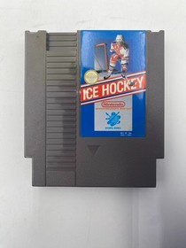 Juego de hockey sobre hielo Nintendo Nes serie deportiva Nintendo carrito y manual
