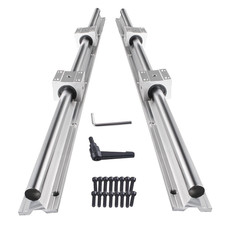 Guida Lineare Sbr16-1000Mm, Set Di Guide per Cuscinetti Lineari Con 2 Alberi Di