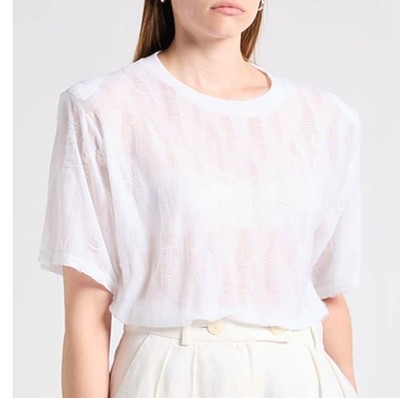IRO T Shirt Distressed Sheer Size XS Flaw