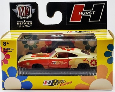 M2 1969 Dodge Charger Daytona HEMI Hurst Power Flowers Beige 1/64 New