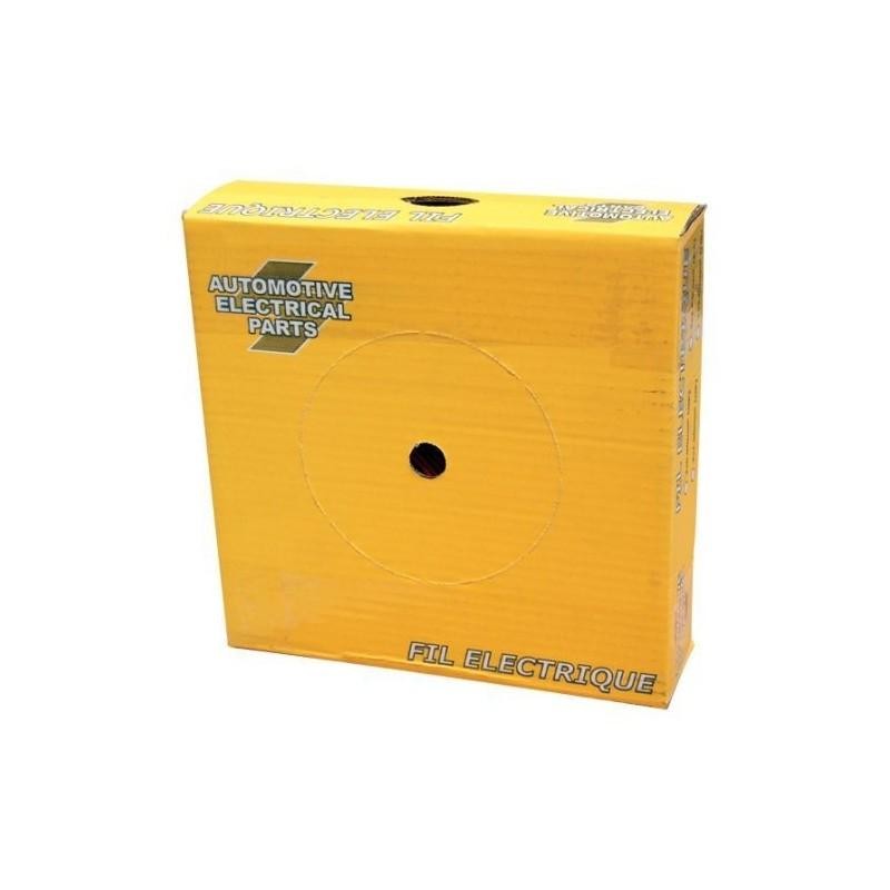 Câble alimentation 1mm2 de 50m rouge en cuivre pur à isolation renforcée