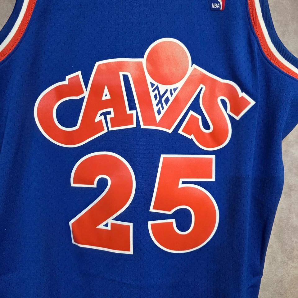 NWT Mitchell & Ness 1998 Cleveland Cavaliers Mark Price 25 Jersey L $130 Flaw - Image 2 of 4