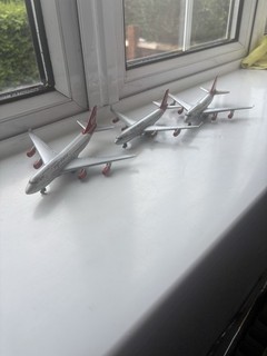 Realtoy Trio of Virgin Atlantic Airlines Diecast Models