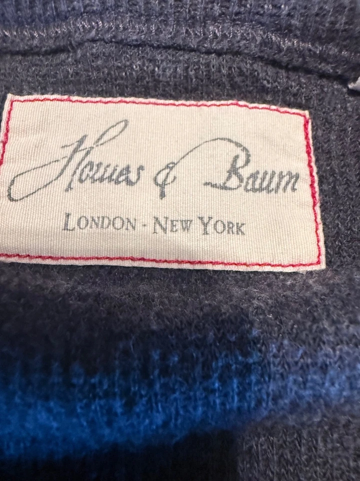 Camiseta Howes Baum HENLEY GRIS OSCURO AZUL TALLA L E10 Foto 2 de 4