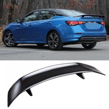 For Nissan Sentra Sedan 46 Gt Racing Car Rear Trunk Spoiler Lip Wing Glossy