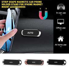 10pcs -BK Strip Shape Magnetic Car Phone Holder Stand For iPhone Samsung Magnet