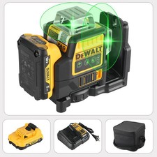 DeWalt DW089LG 12V Green Line 3 x 360 Laser Level Laser  Battery  Charger