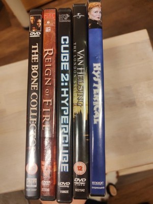 DVD Konvolut 5x Filme | Cube 2 Van Helsing Reign of Fire Bone Collector | O-Ton