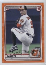 2020 Bowman Draft Orange Border 17/25 Carter Baumler #BD-117 3hd