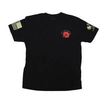 Grunt Style Shirt Mens XL Black Lest We Forget Poppy Flag Graphic Tee Patriotic