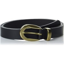 Lucky Brand Women  s Leather Belt Brown Classic Casual Sculpted Buckle S 26-27  