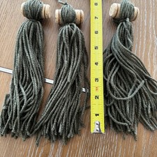 Spawning Mops 3-Pack 8" Most Popular Medium Green Acrylic Yarn Aquariums Ponds