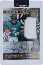 Brian Thomas Jr. Jaguars Signed 2024 Panini Illusions #108 #18/49 Rookie Card