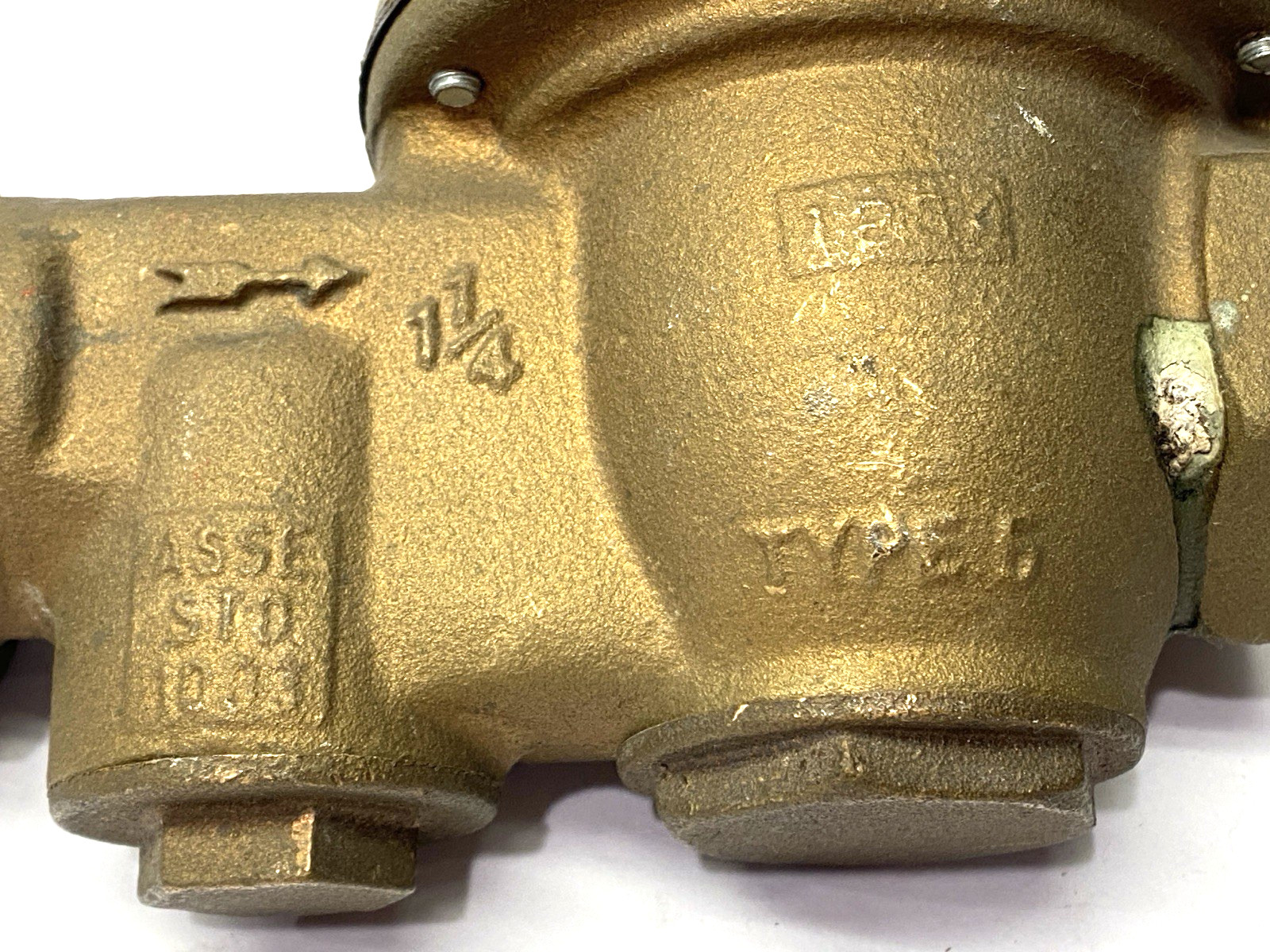 Watts U5B-Z3 11/4 Bronze Water Pressure Reducing Valve 1-1/4"