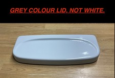 Toilet Cistern Lid = WHISPER GREY COLOUR - SHIRES Model 804, 478x186mm, RC-47