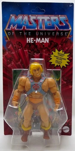 Masters Of The Universe Origins 6 Inch Figure He-Man Vintage Head (Short Hair)