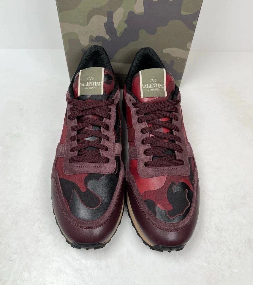 Size 43EU/10US - Valentino Rockrunner Camo Red Sneakers❤️ Retail $800! - Image 3 of 4