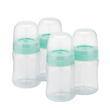 Breast Milk Storage Bottles for Duo Breast Pump - Durable Plastic Breastfeedi...