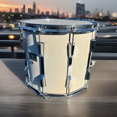 CB Drums 12x14'' CB700 Parade Snare Drum  White Wrap Kaman 10Lug