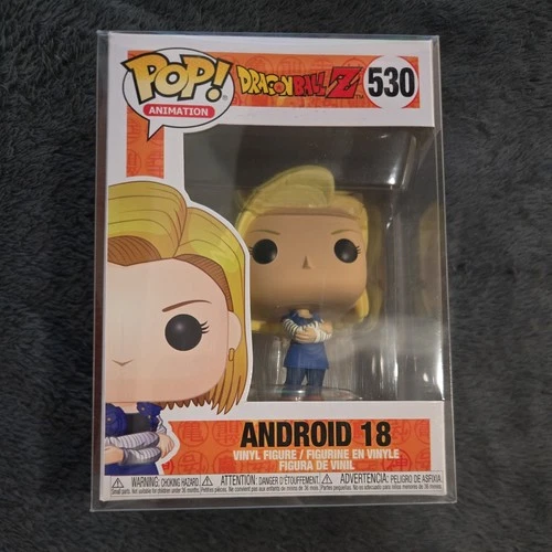 Funko Pop! Vinyl: Dragon Ball Z - Android 18 #530 Figure w/ Protector