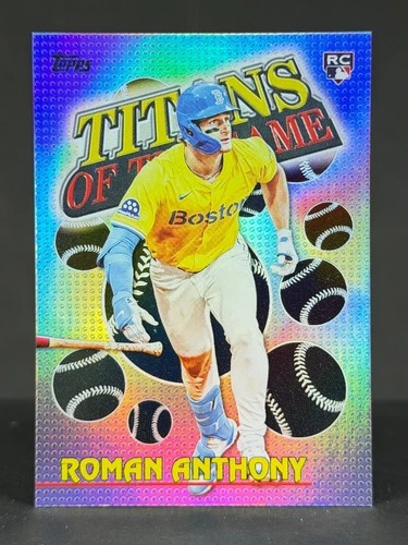 Roman Anthony 2025 Topps Series 1 Celebration RC Titans of the Game #TOG-9
