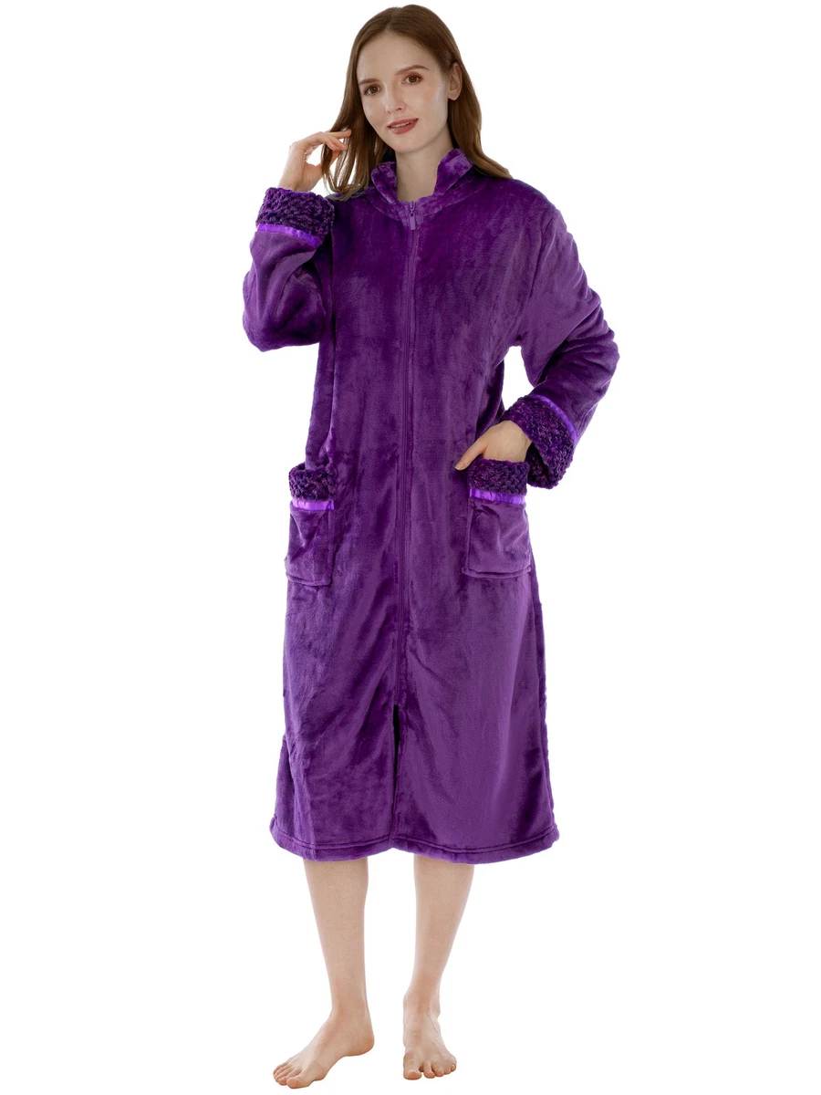 Fleece Purple Robes for Women for sale | eBay