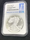 2022-W Proof American Silver Eagle First Day of Issue NGC PF70 Ultra Cameo