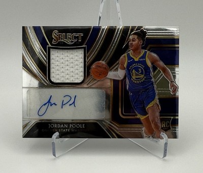 2019-20 Panini Select JORDAN POOLE Game Used Rookie Patch Auto #/199