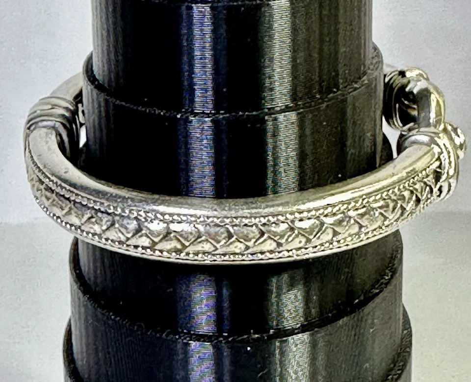 Scott Kay 925 Sterling Silver Hinged Equestrian Buckle Bracelet 7” Lot 733 - Image 2 of 4