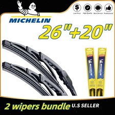 Matched Set Of 2 Wipers 2620 Michelin Premium Wiper Blades - 32-260 32-200