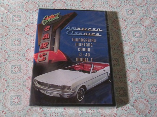DVD   Great Cars  American Classics   Mustang  Cobra     New  Sealed - Picture 1 of 2