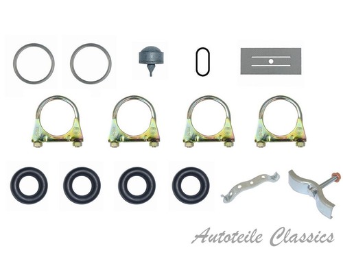 KIT ÉCHAPPEMENT complet pour Mercedes Benz SLC R107/W107 350/450 Coupé AR+MSD+ESD - Photo 2/3