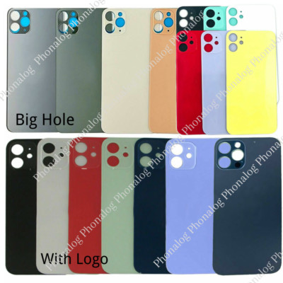 Lot Back Glass Replacement Rear Cover Big Hole For iPhone 8 11 12 13 14 Pro Max