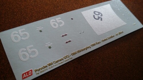 Décalcomanies 1:43 Porsche 904 Gaban/Giets Rallye De Lorraine 1966 – ALO Decals Neuf France