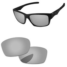 Lenslog Silver Polarized Replacement Lenses For-Oakley Jupiter Squared OO9135