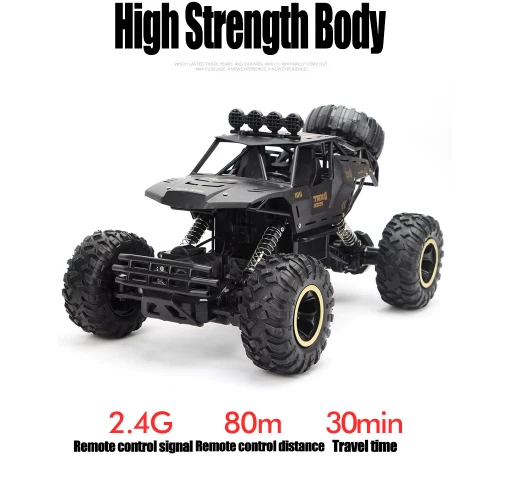 RC Auto mit LED-Leuchten Funkfernbedienung Autos Buggy Off-Road Control Trucks - Bild 2 von 4