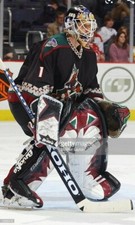 BRIAN'S ICE HOCKEY GOALIE  PADS PRO RETURN SEAN BURKE COYOTES Red/White/Black  