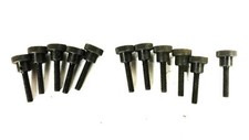 Unbranded 1-1/4 inch Black Oxide Knurled Thumb Screw Lot of 11 NOS