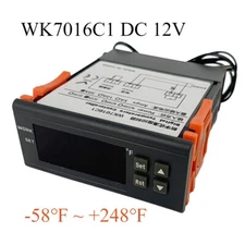 Digital Temperature Controller Fahrenheit Thermostat Control Relay Sensor DC 12V