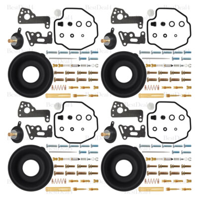 4X For Yamaha Vmax V-MAX 1200 Carburetor Rebuild Kit Diaphragm Air Cut off Valve