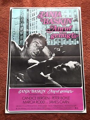 Tanja Baskin - Anruf genügt Kinoplakat Poster A1, Candice Bergen, James Caan