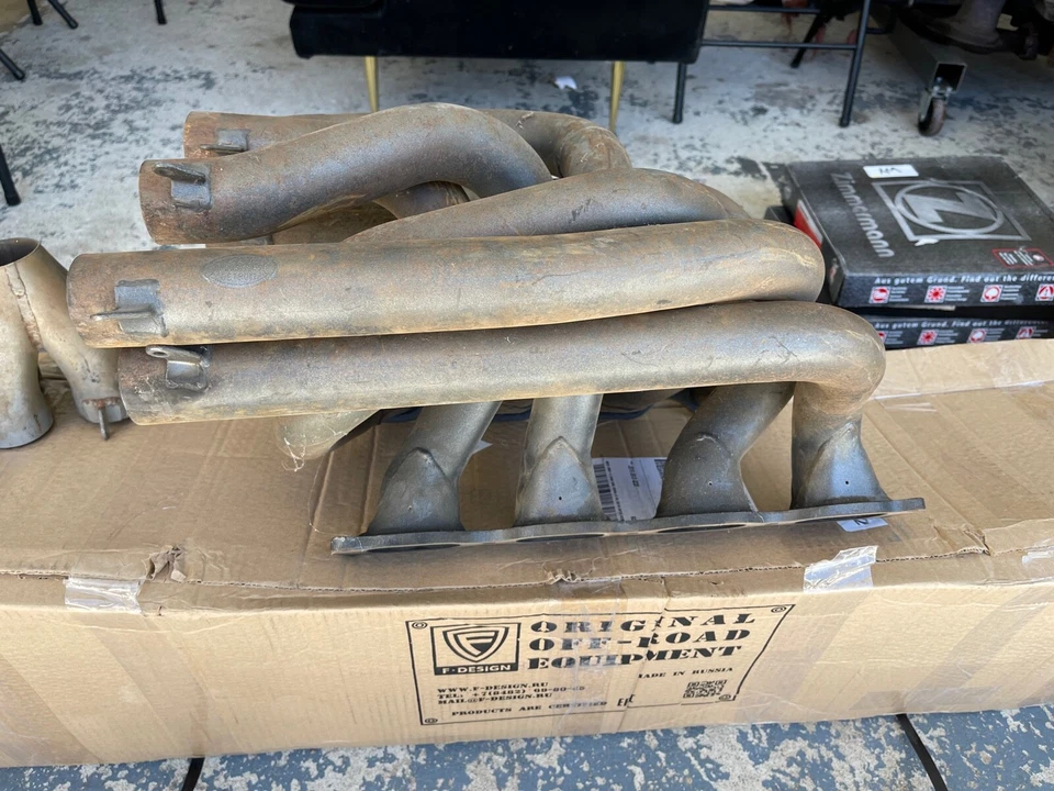 Dan Gurney Ford 255 DOHC F1 Paquete de Cabezales Serpientes Colector de Escape GT40 Foto 3 de 4