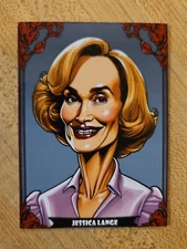 Jessica Lange Custom Caricature Card - Broadwaycatures
