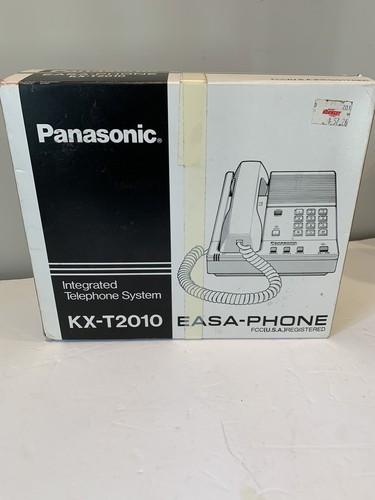 Vintage 1985 Panasonic KX-T2010 EASA-PHONE Made in Japan neuf dans sa boîte RARE TROUVER