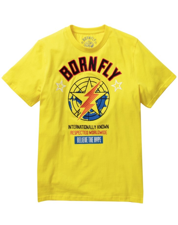 Мужская футболка Born Fly Yellow Fly London - S 2290₽